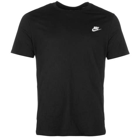 nike logo shirt zwart|Black Tops & T.